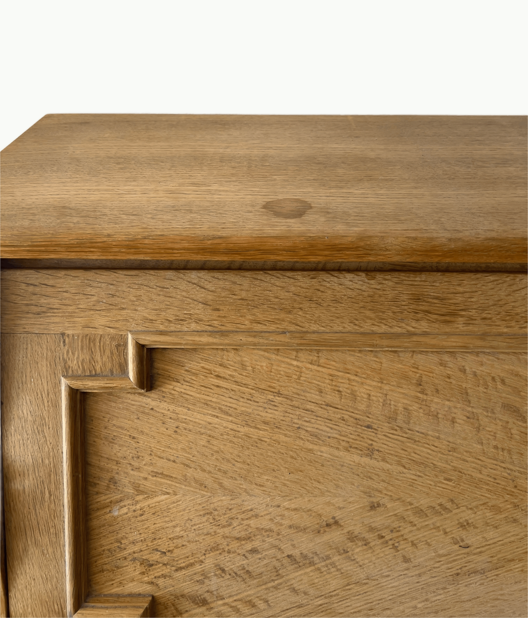 Vintage Drop-Front Secretary in Oak from Denmark