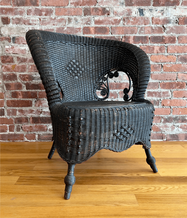 Antique Heywood-Wakefield Wicker Chair