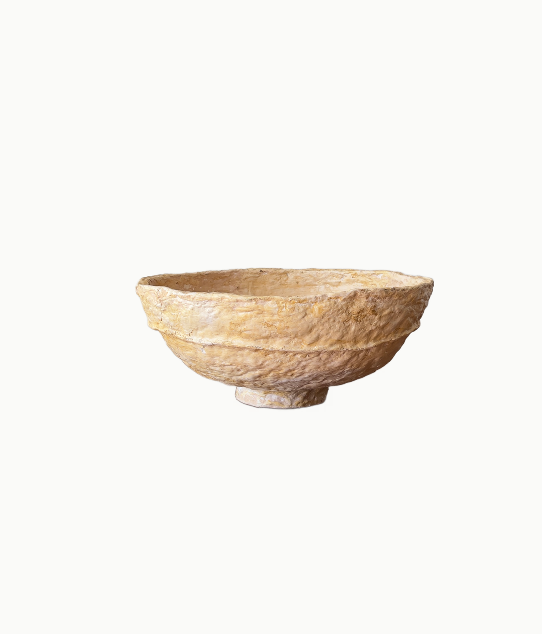 Artisan made paper mache bowl india D