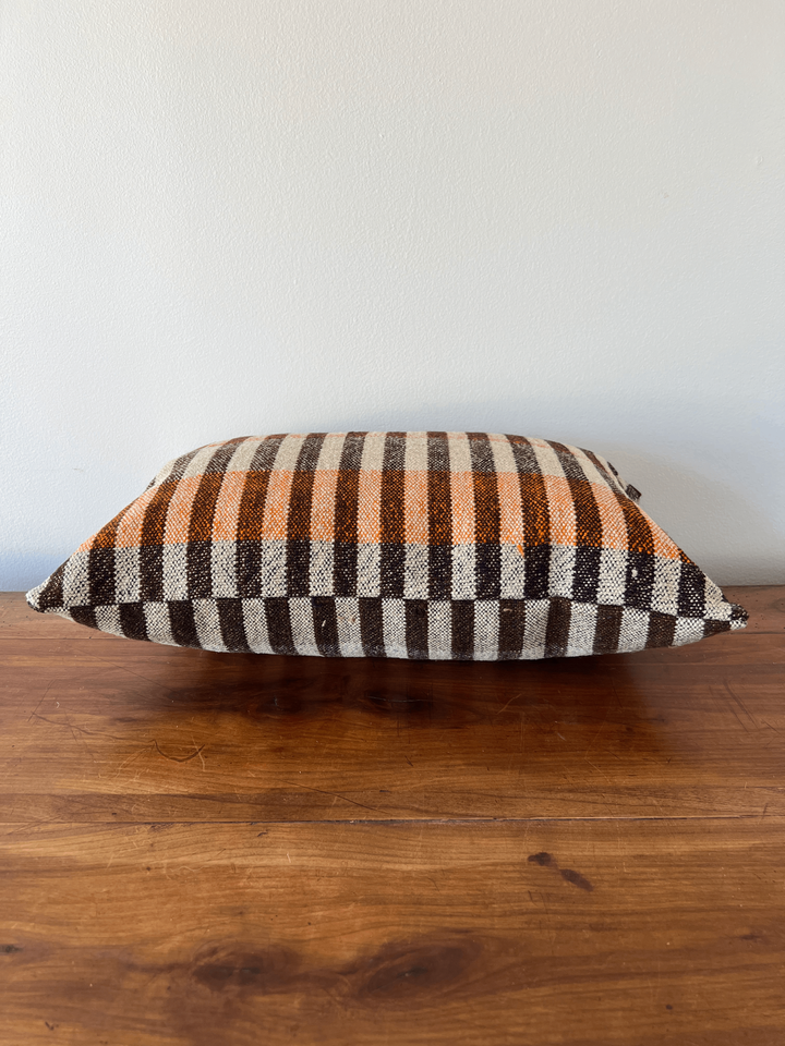 Handwoven Grain-Sack Pillow from Portugal