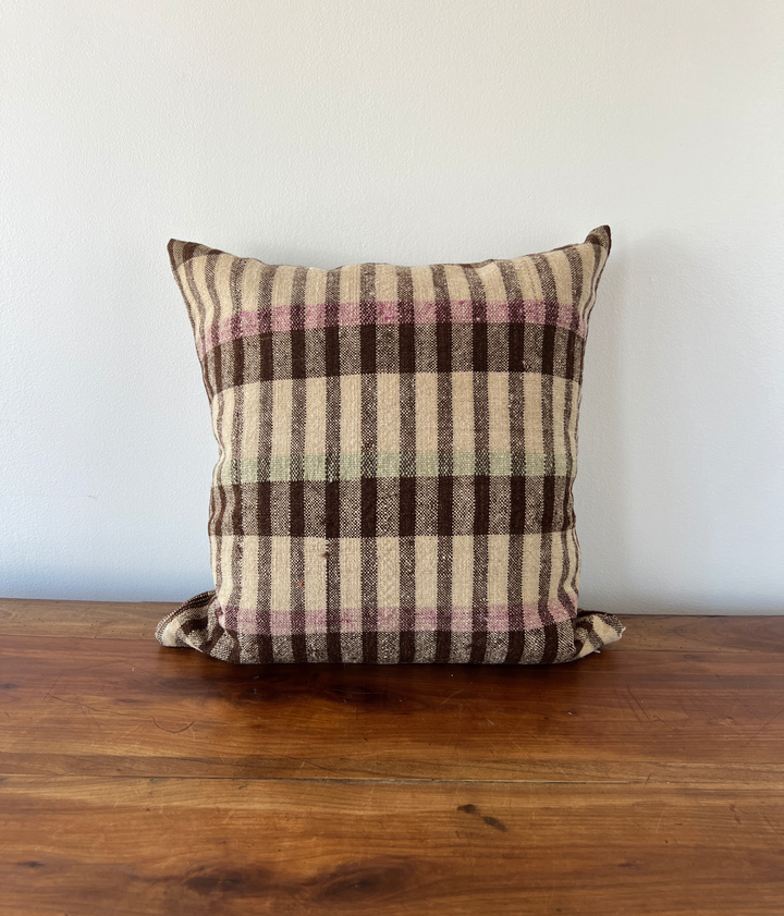 Handwoven Grain-Sack Pillow from Portugal