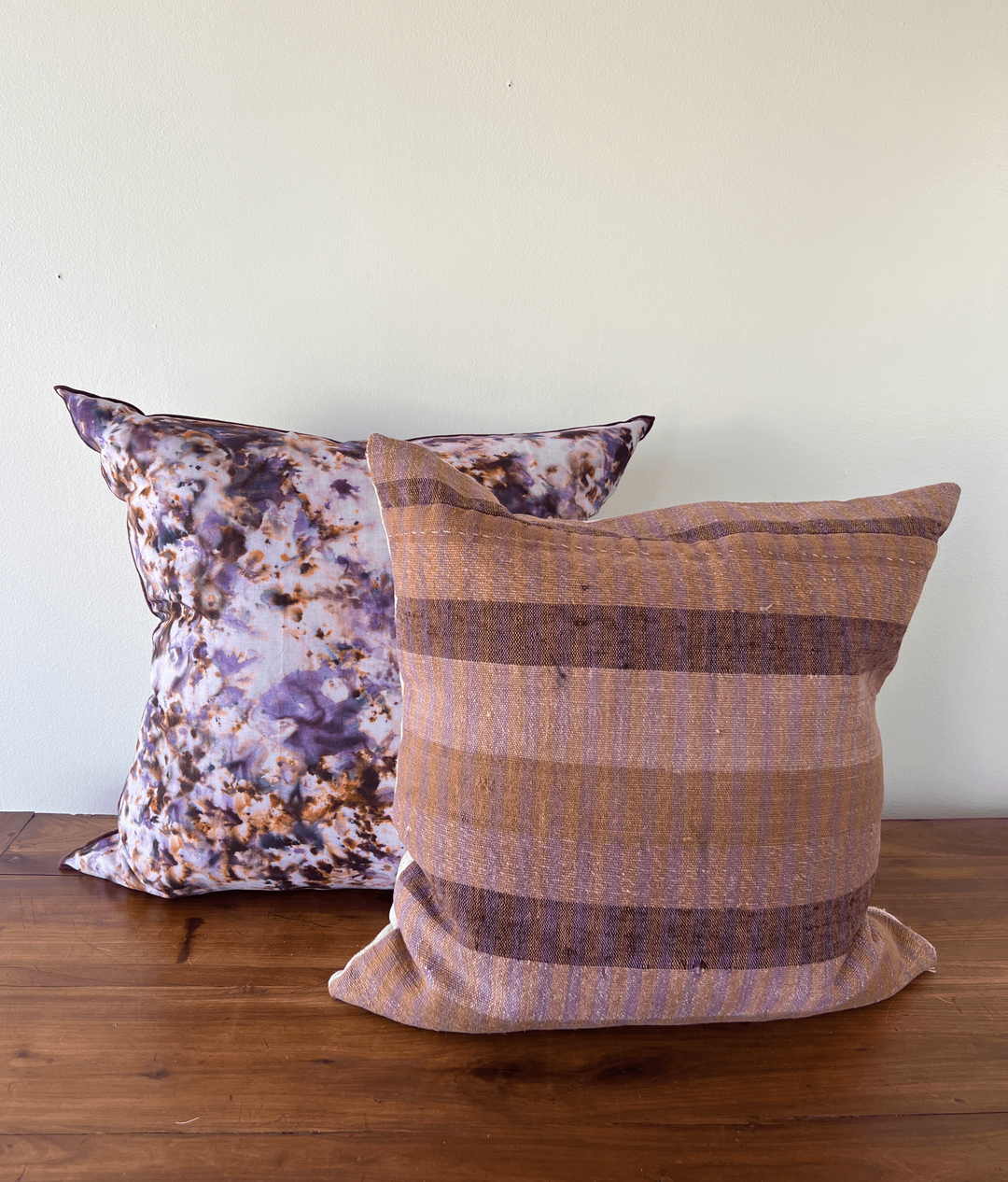 Plum Marble Design Square Pillow