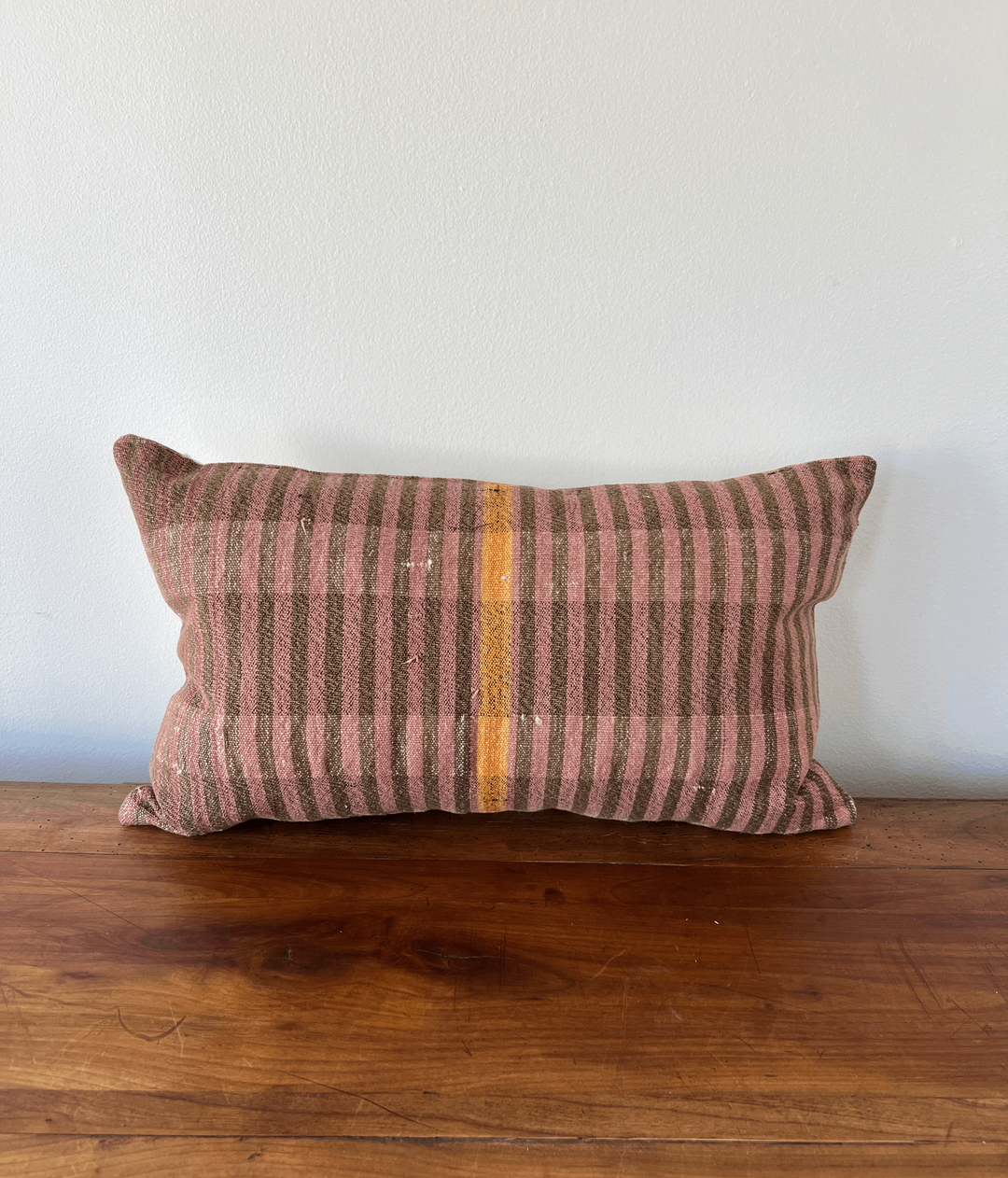 Handwoven Grain-Sack Pillow from Portugal