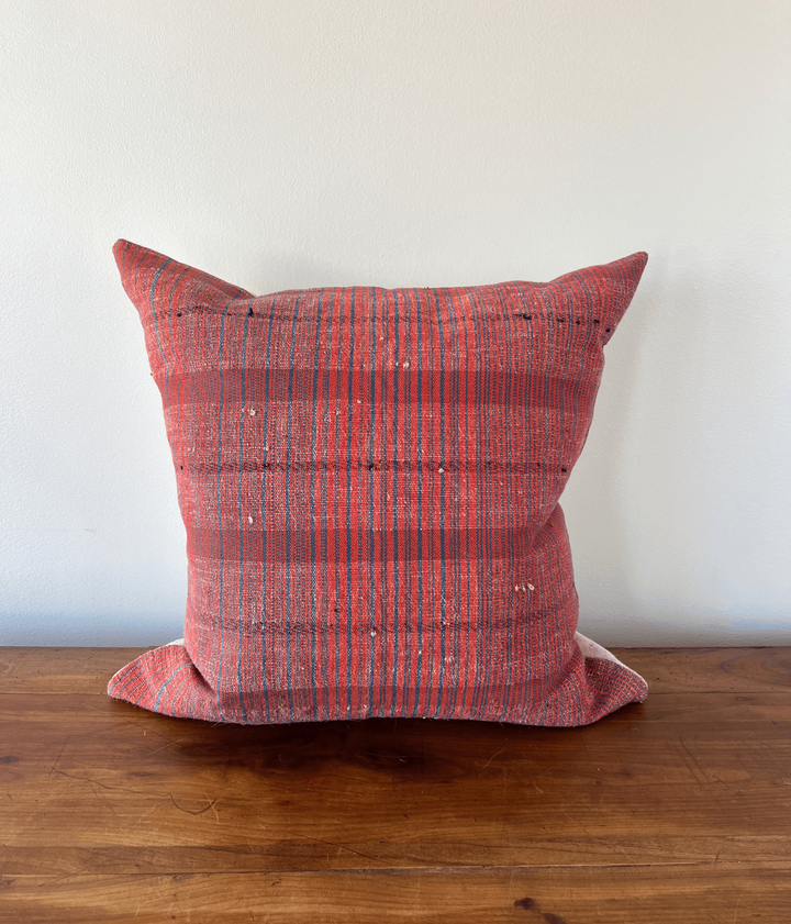 Handwoven Grain-Sack Pillow from Portugal - andfoundfurnishings