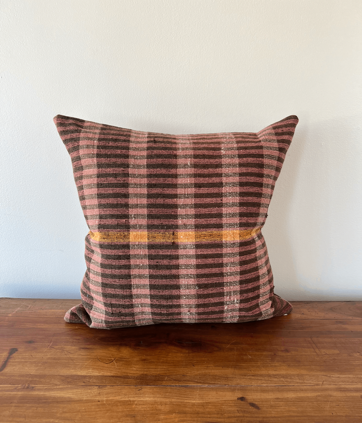 Handwoven Grain-Sack Pillow from Portugal