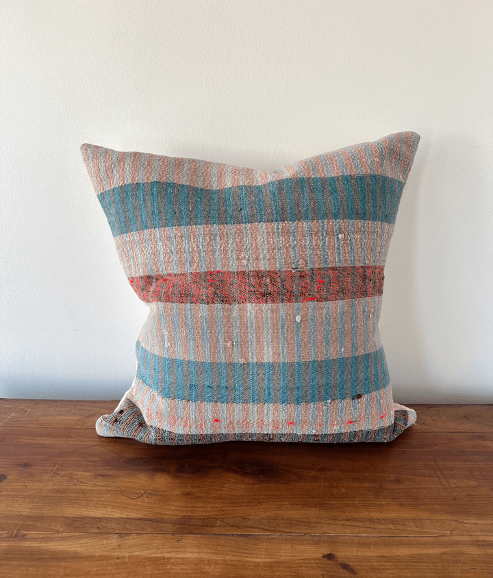 Handwoven Grain-Sack Pillow from Portugal