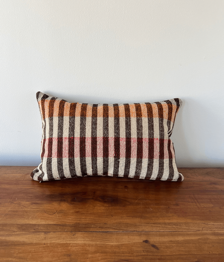 Handwoven Grain-Sack Pillow from Portugal