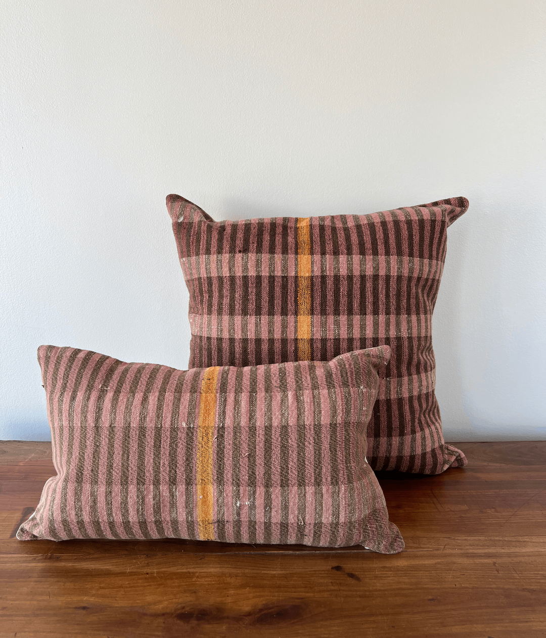 Handwoven Grain-Sack Pillow from Portugal