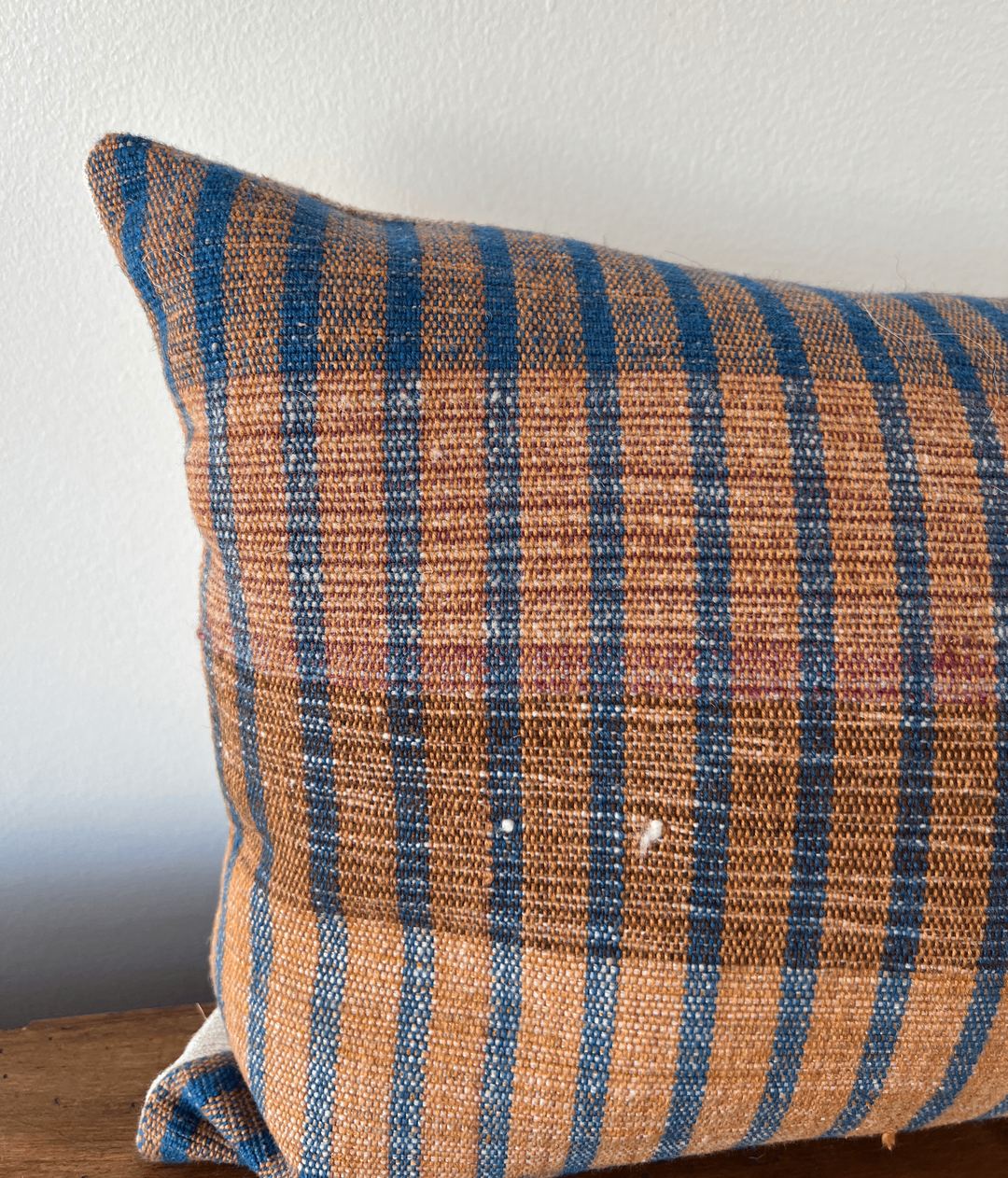 Handwoven Grain-Sack Pillow from Portugal