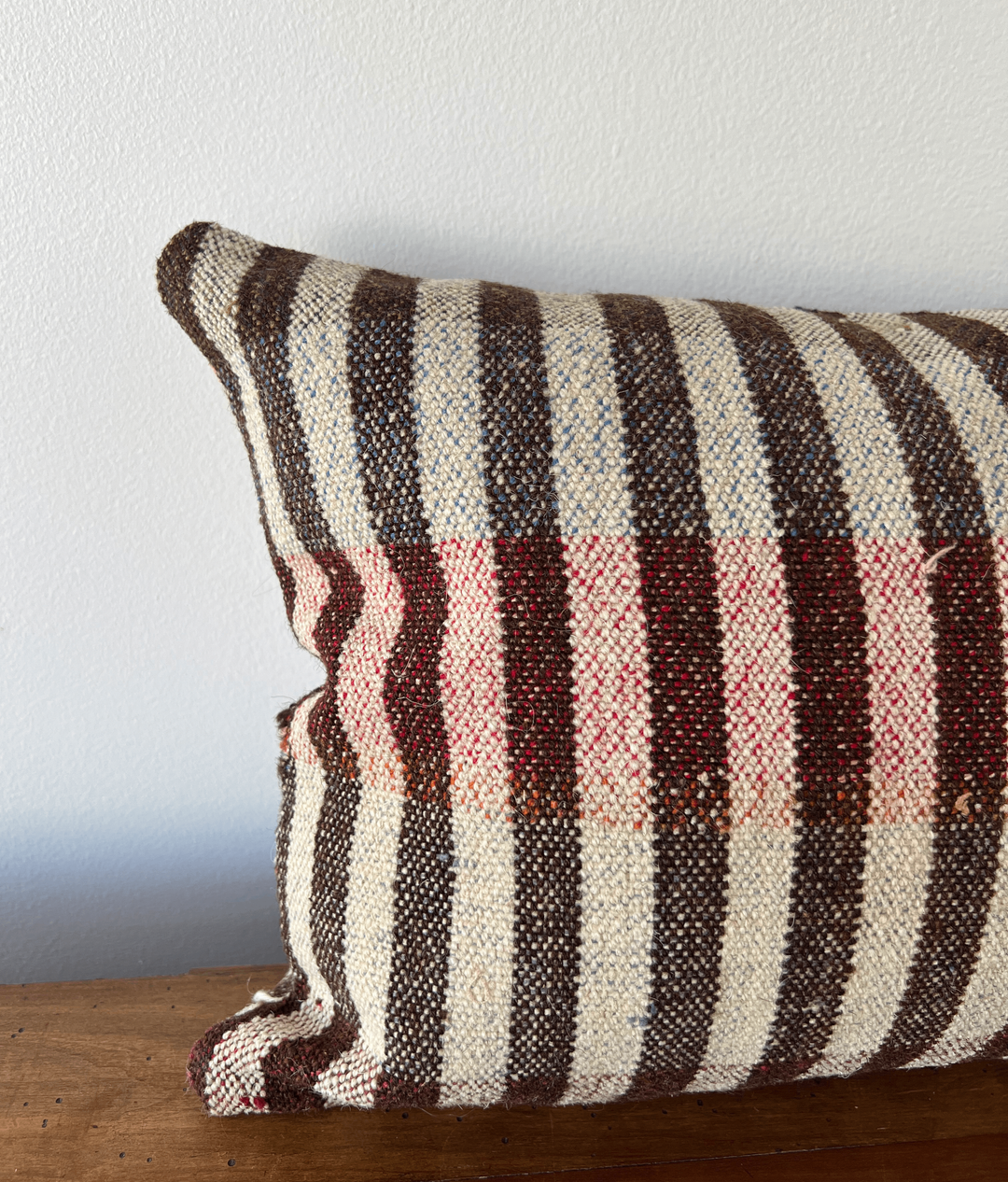 Handwoven Grain-Sack Pillow from Portugal