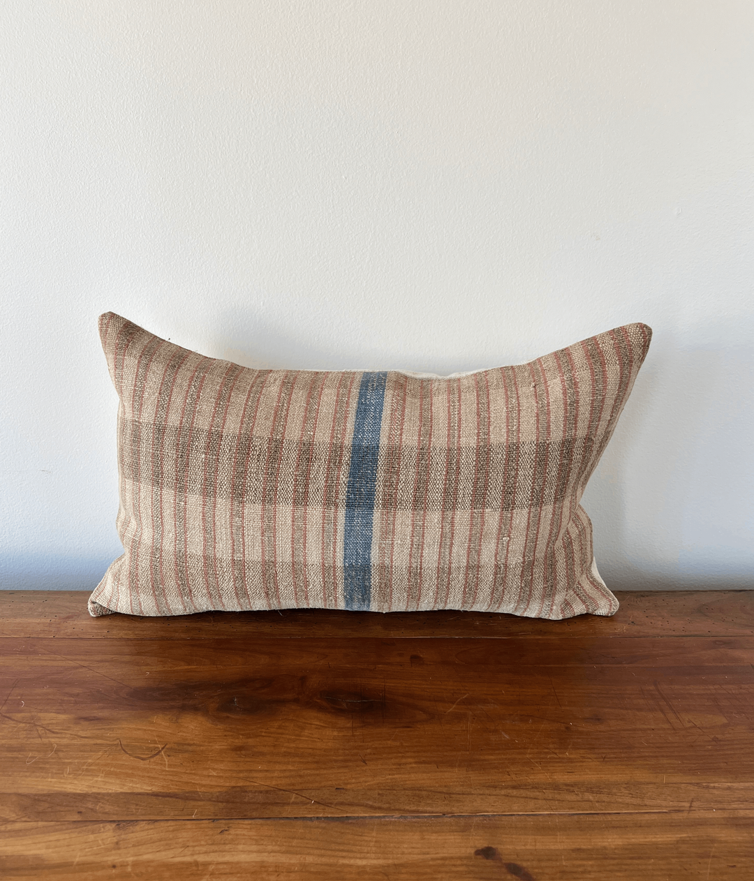 Handwoven Grain-Sack Pillow from Portugal