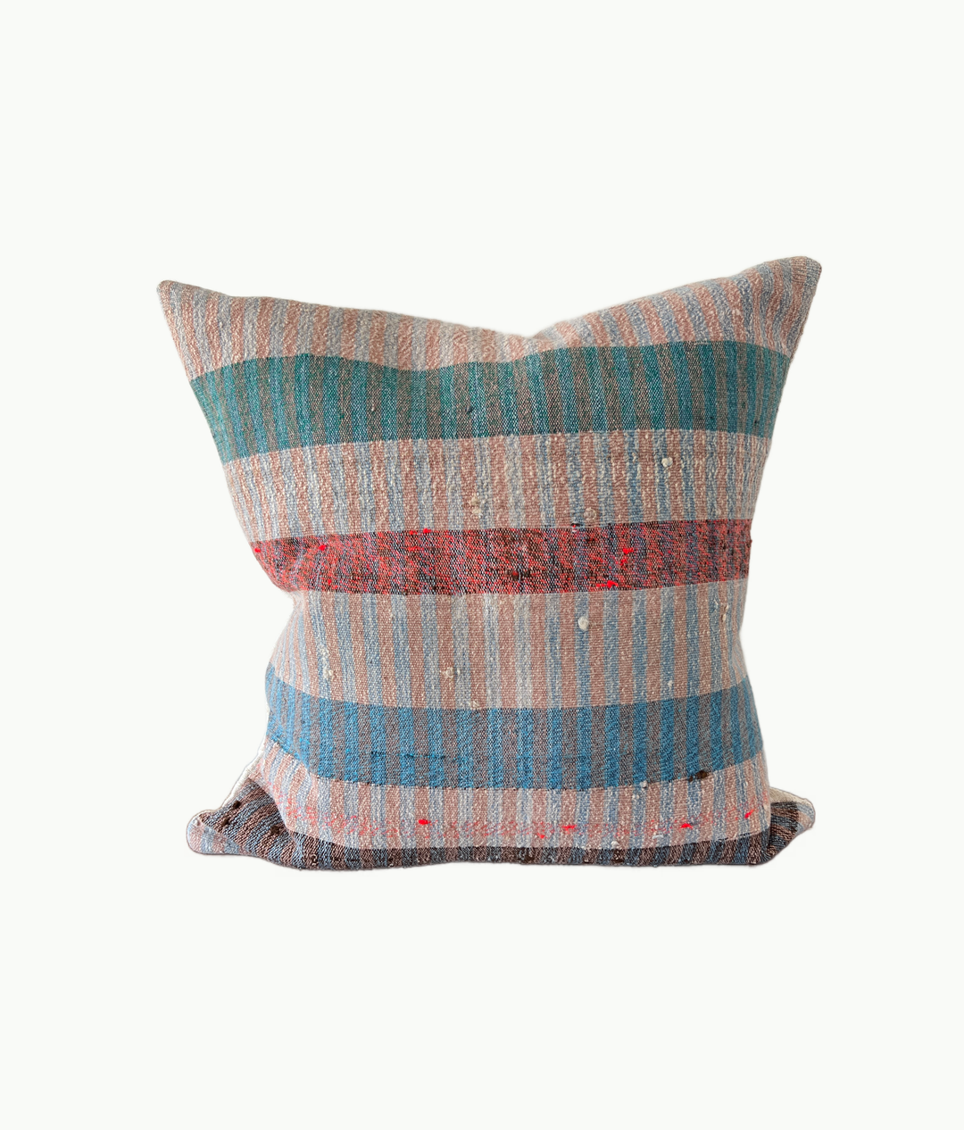 Handwoven Grain-Sack Pillow from Portugal - andfoundfurnishings