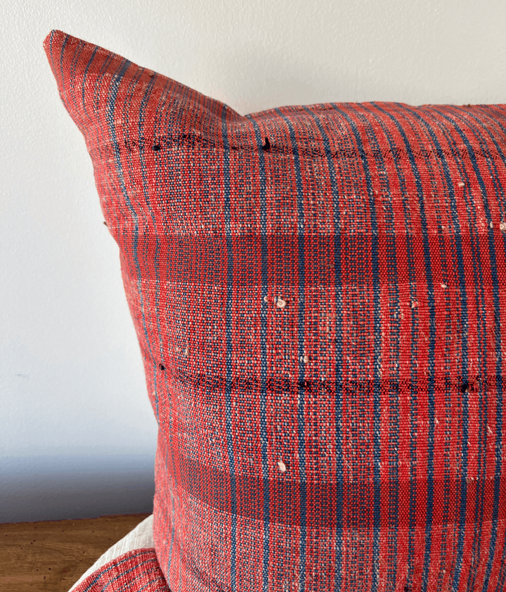 Handwoven Grain-Sack Pillow from Portugal