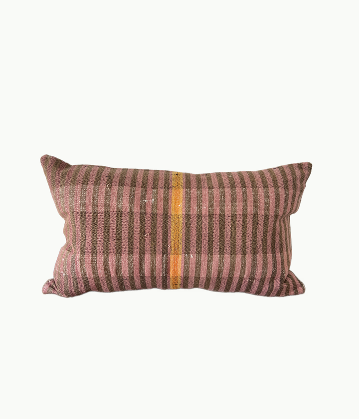 Handwoven Grain-Sack Pillow from Portugal