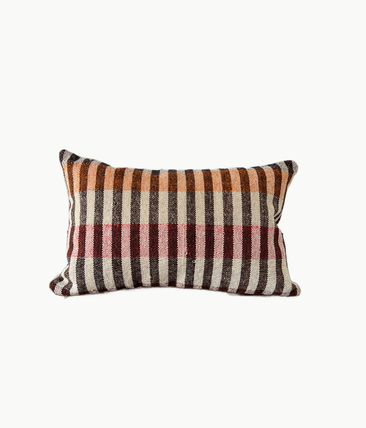 Handwoven Grain-Sack Pillow from Portugal