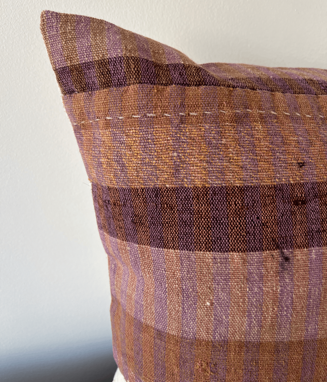 Handwoven Grain-Sack Pillow from Portugal