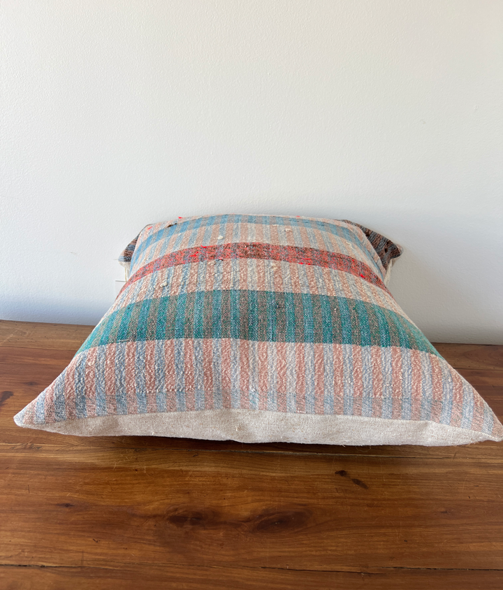 Handwoven Grain-Sack Pillow from Portugal