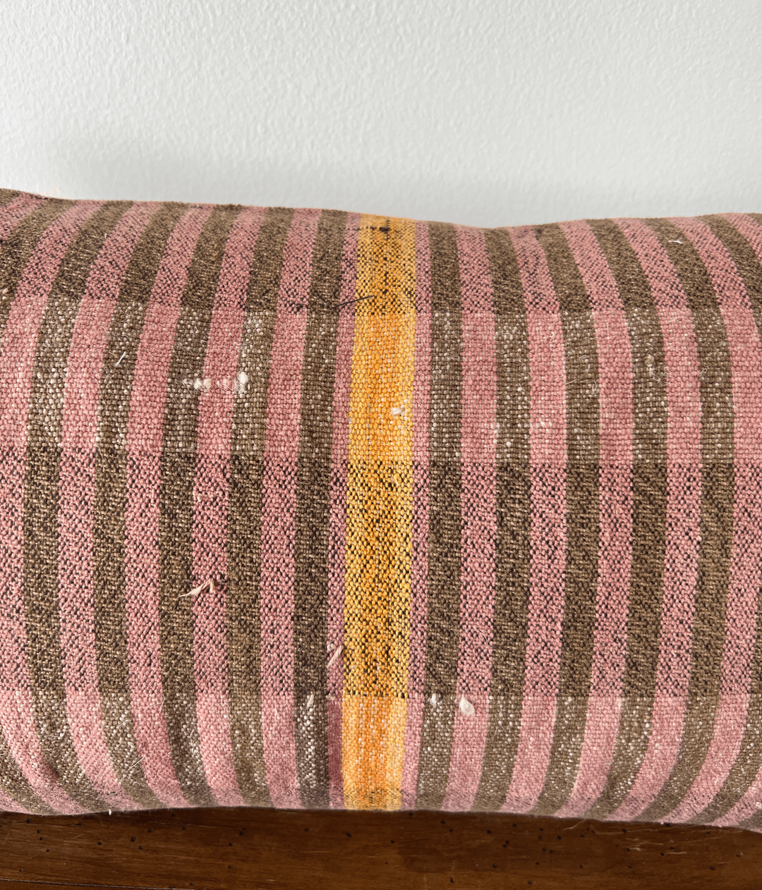 Handwoven Grain-Sack Pillow from Portugal