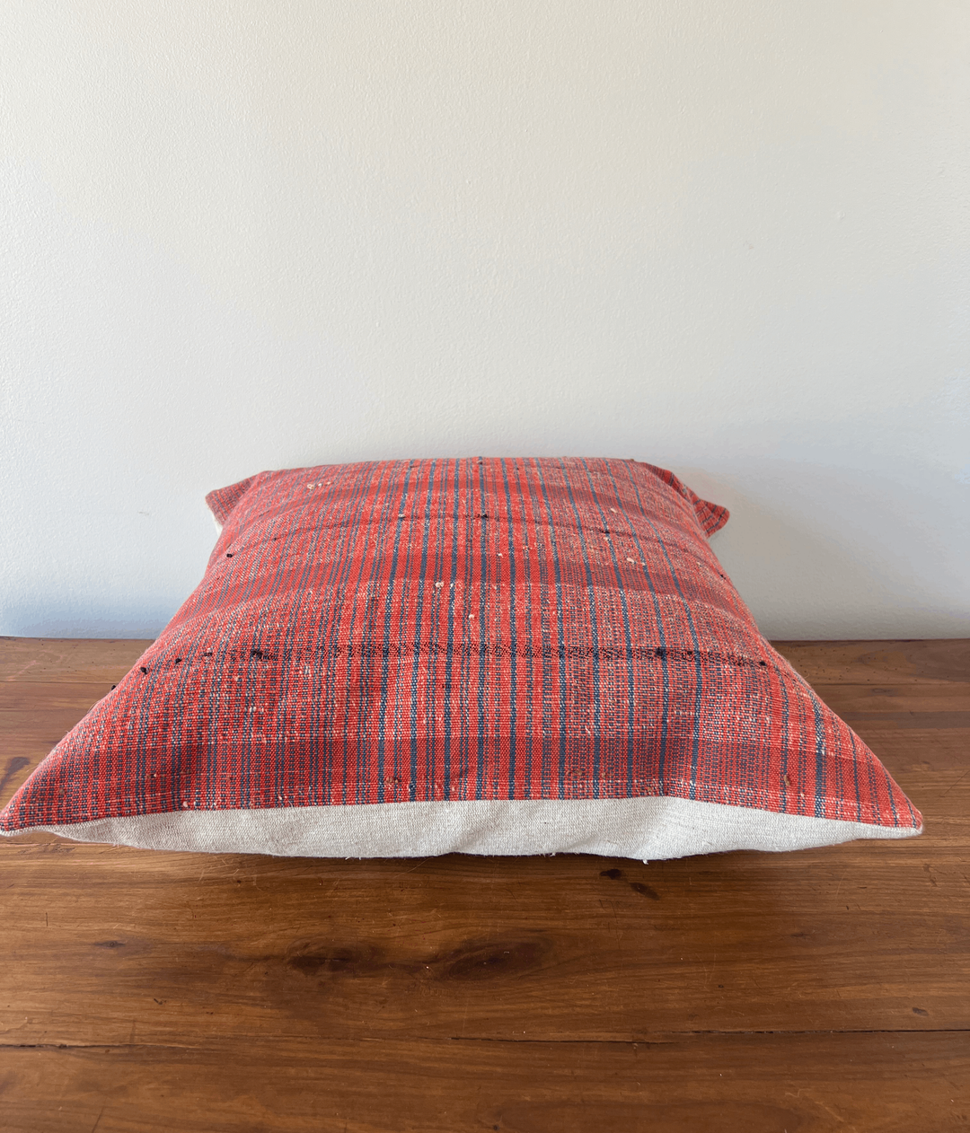 Handwoven Grain-Sack Pillow from Portugal - andfoundfurnishings