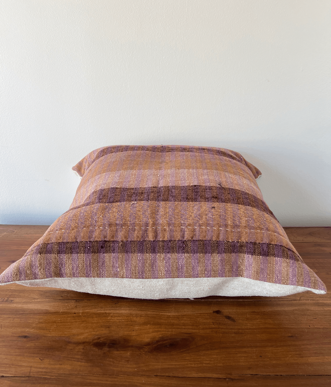 Handwoven Grain-Sack Pillow from Portugal - andfoundfurnishings