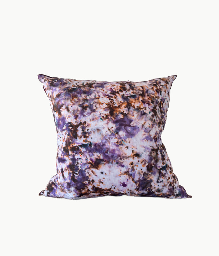 Plum Marble Design Square Pillow