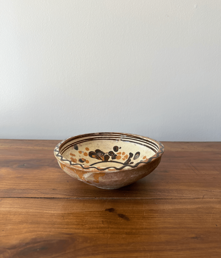 Vintage Eastern European Handmade Bowl - andfoundfurnishings