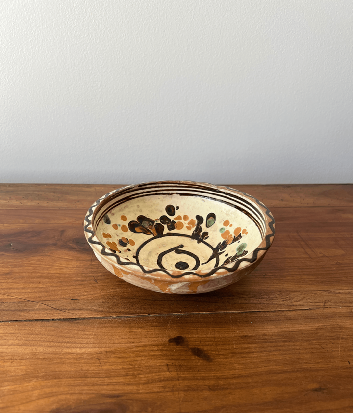 Vintage Eastern European Handmade Bowl