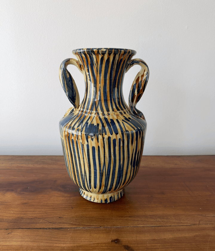 Vintage Handmade Ceramic Vase From Spain