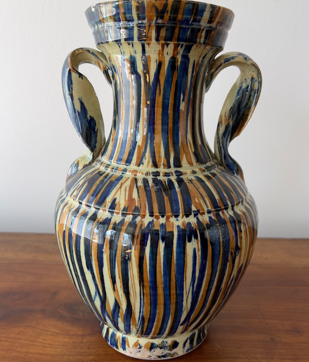 Vintage Handmade Ceramic Vase From Spain