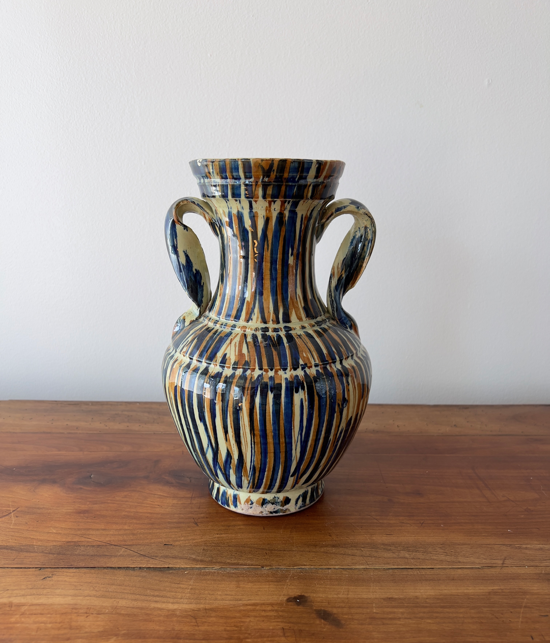 Vintage Handmade Ceramic Vase From Spain