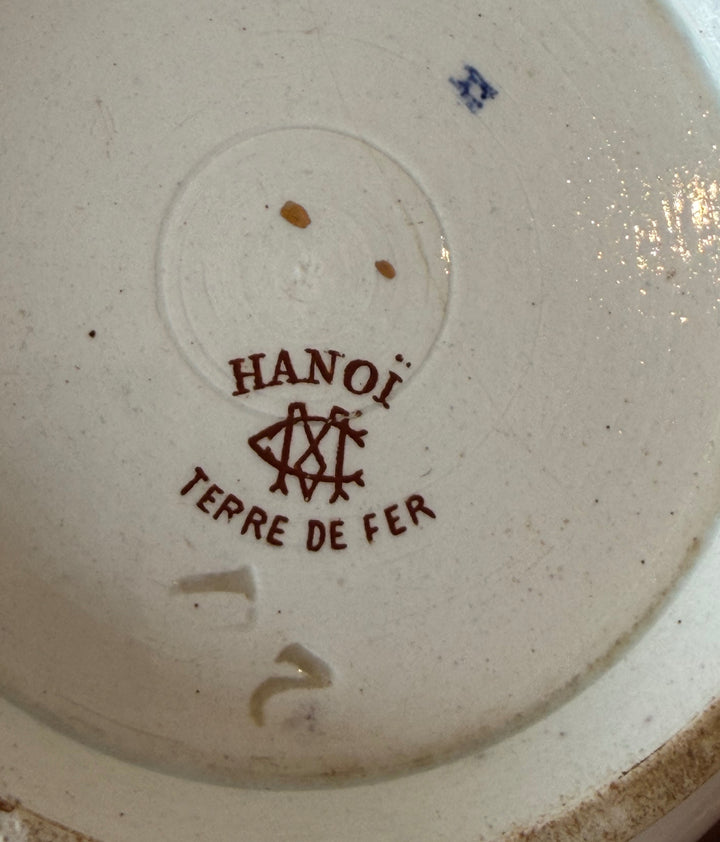 French Art Deco Terre de Fer "Hanoi" Pitcher