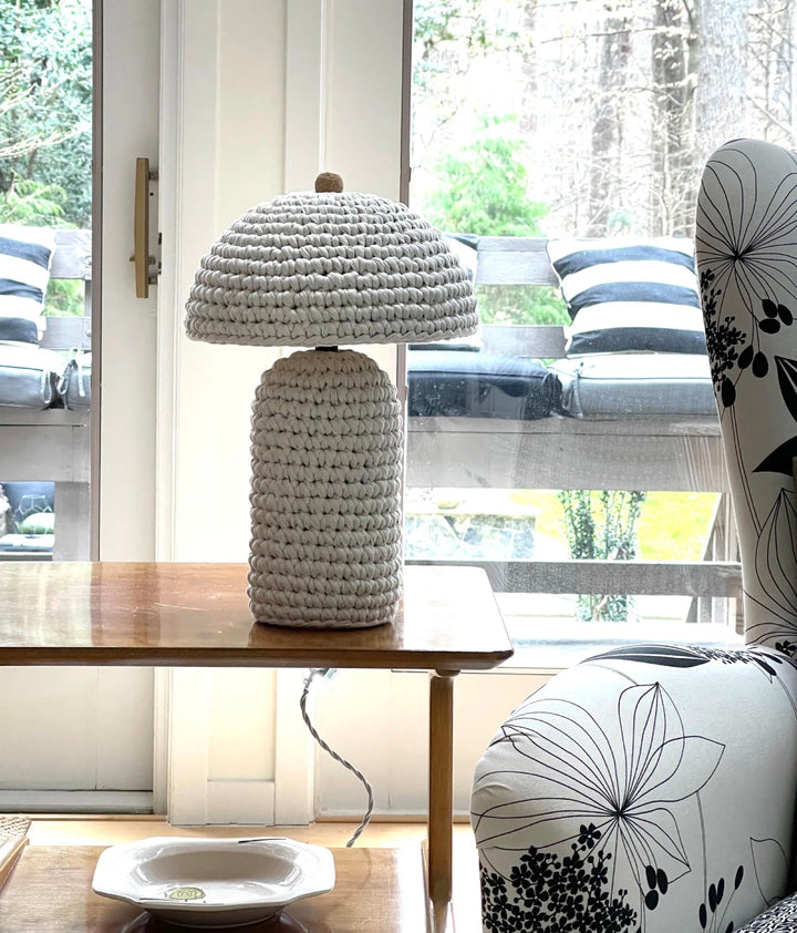 Handmade "Knitty" Table Lamp