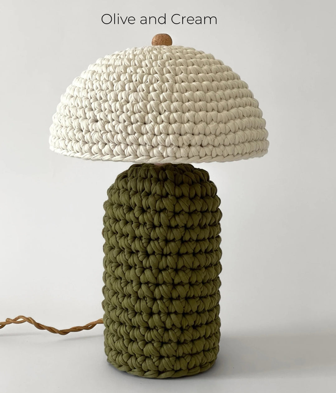 Handmade "Knitty" Table Lamp