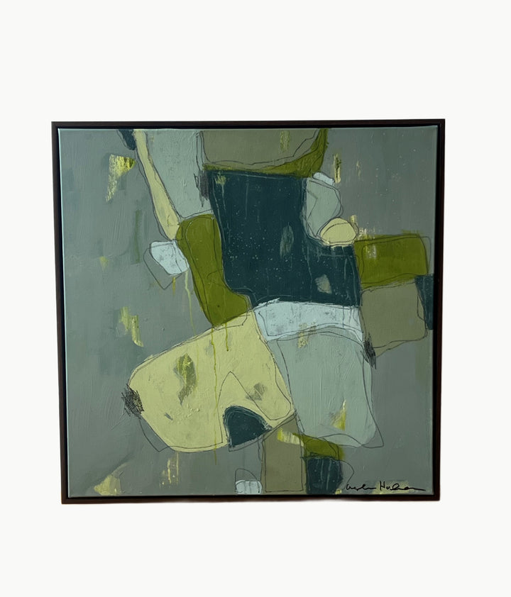 Original  Framed Acrylic Painting on Canvas