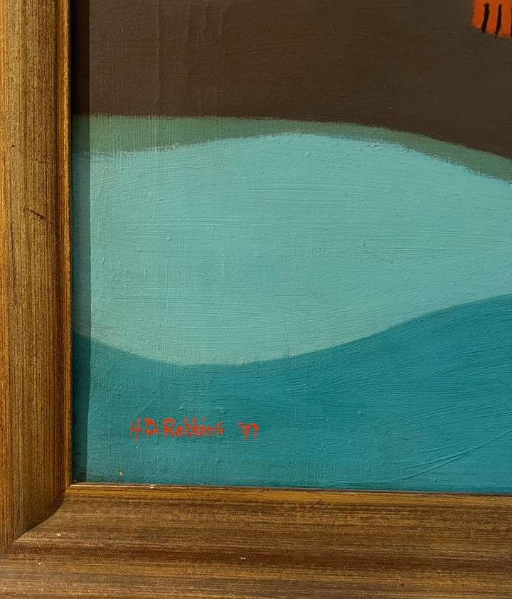 Expressionist painting by Hulda D. Robbins