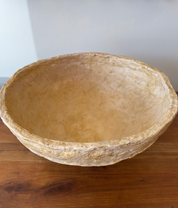 Vintage Paper-Mache bowl from India