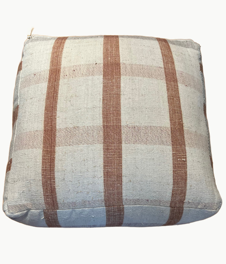 Handwoven Grain Sack Floor Cushion from Portugal