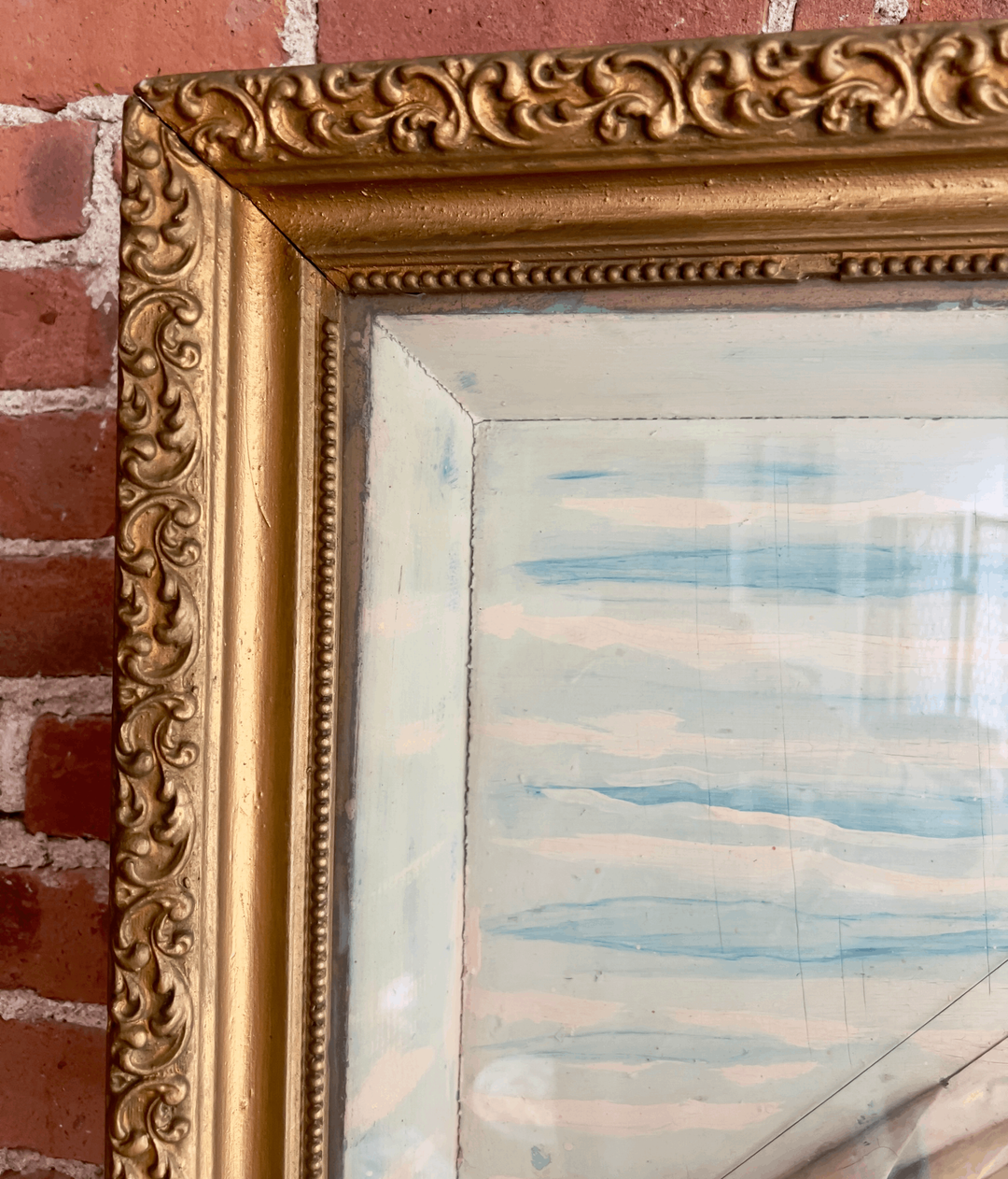 Antique Maritime Diorama of a Four-Masted Clipper Ship | c. 1880–1910