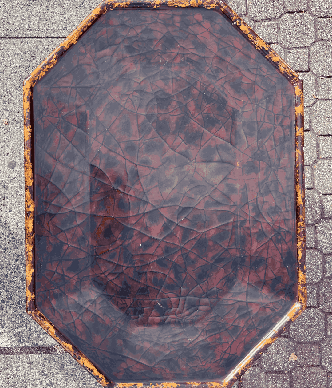 Vintage Tortoiseshell Motif Cocktail Table by Maitland Smith - andfoundfurnishings