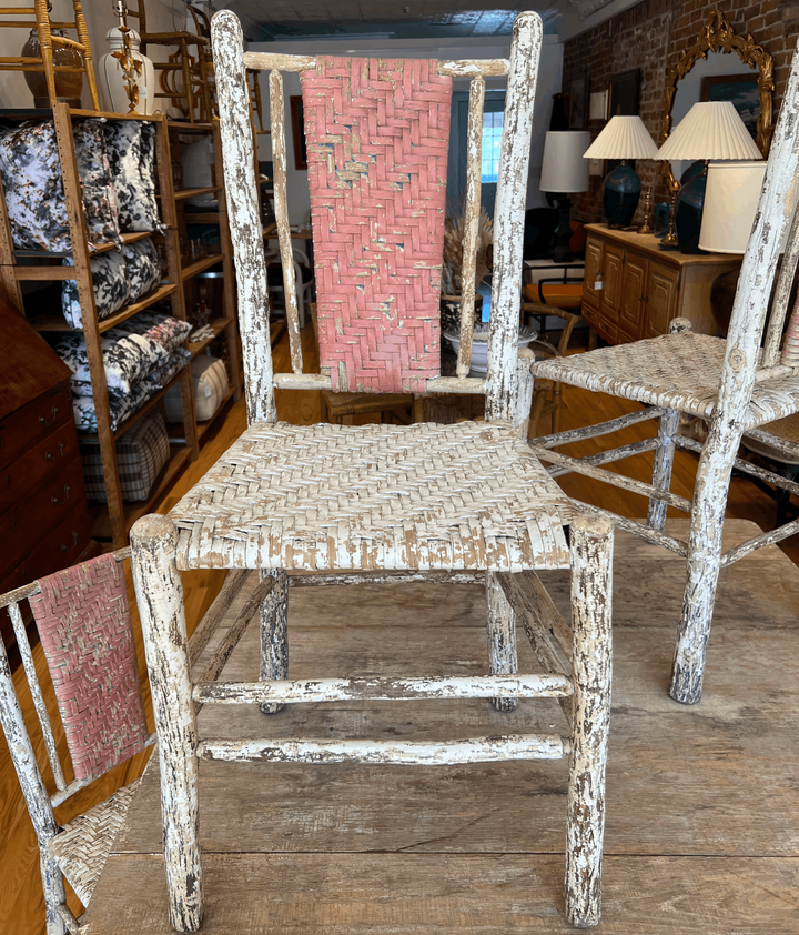 Early 1900s Rustic Hickory Dining Set by Old Hickory Furniture Co.