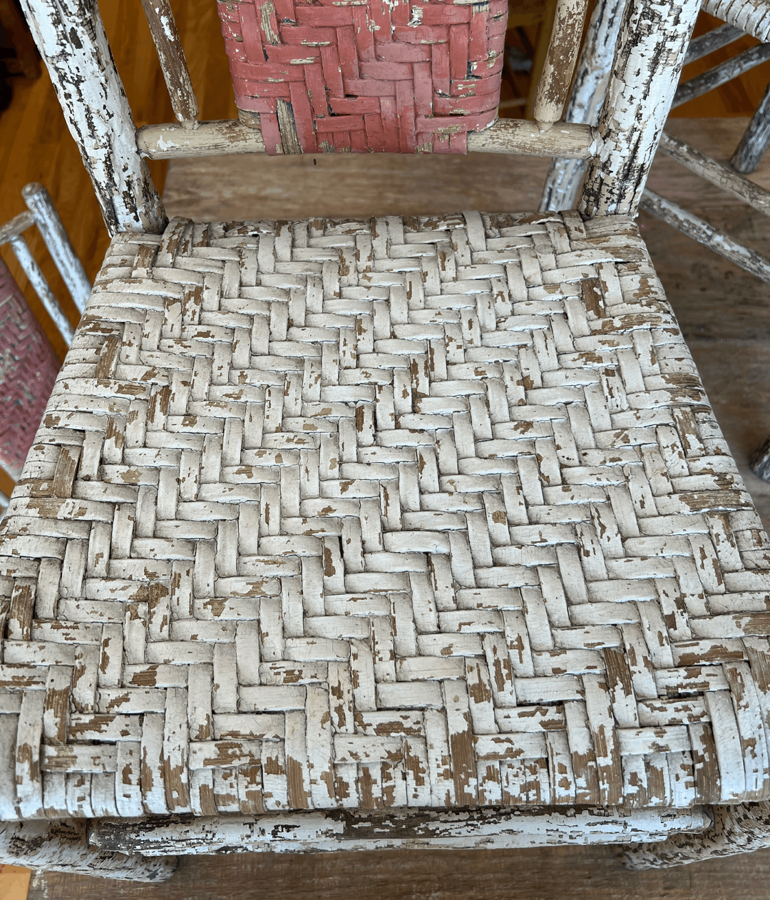 Early 1900s Rustic Hickory Dining Set by Old Hickory Furniture Co.