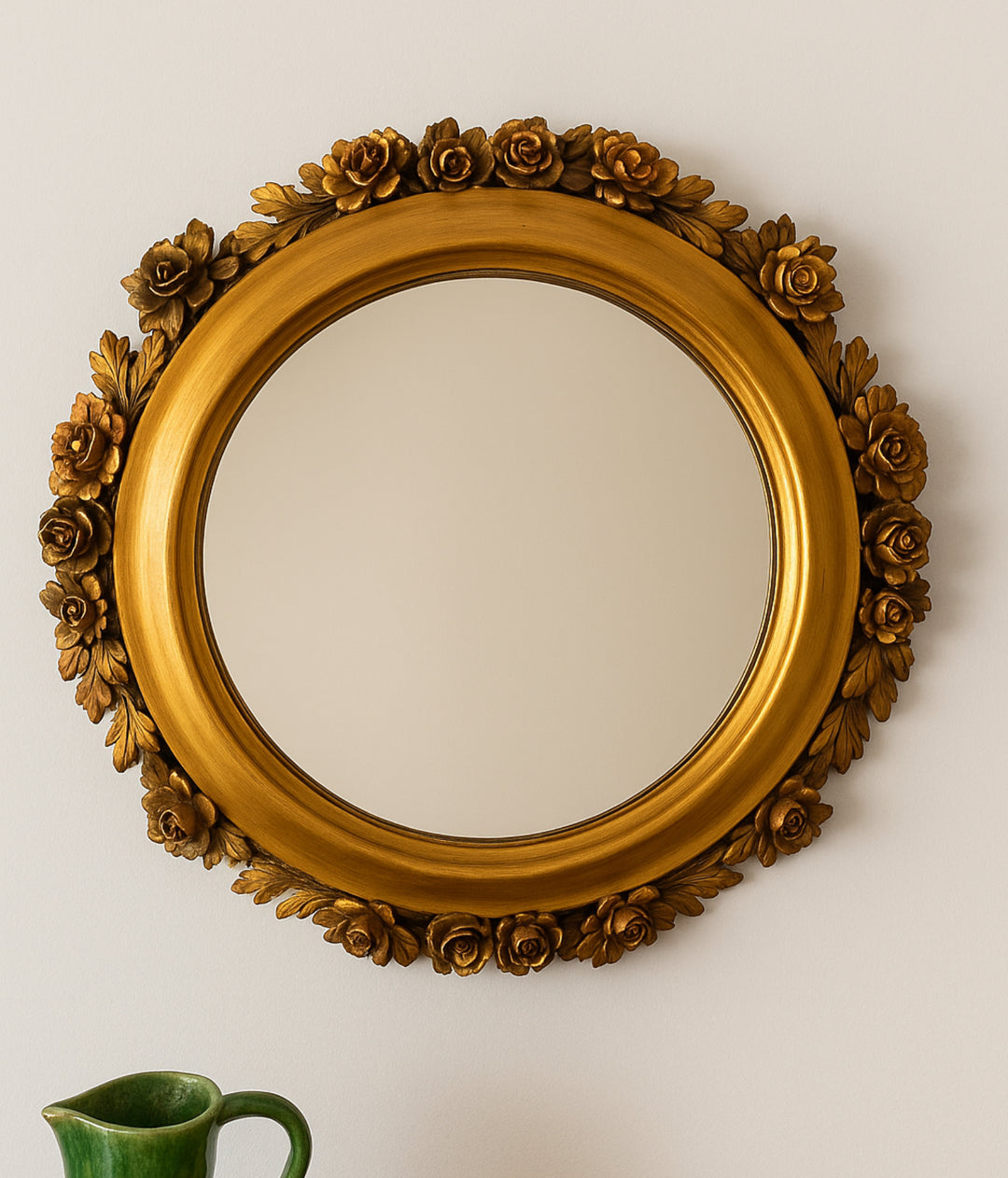 An Early 20th C. French Carved Giltwood Mirror