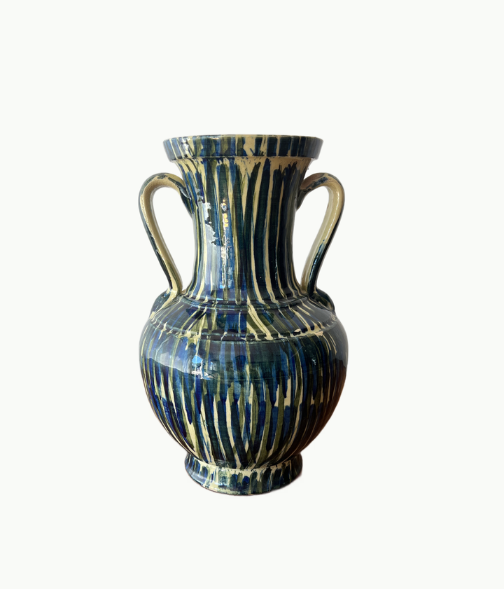 Vintage Handmade Ceramic Vase From Spain